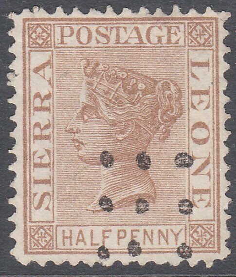 SIERRA LEONE  An old forgery of a classic stamp.............................C790