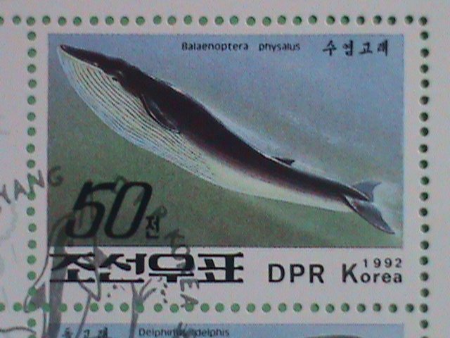 KOREA STAMP 1992  KOREA WALES. CTO- NOT HING  S/S SHEET