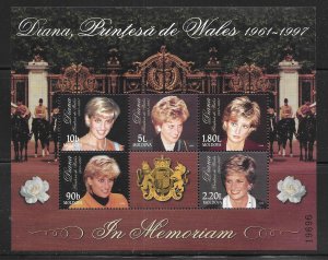 Moldova 282 Princess Diana s.s. MNH