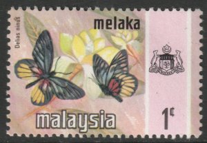 Malaya Malacca Scott 74 - SG70, 1971 Butterflies 1c MH*