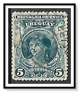 Uruguay #154 Girl's Head Used