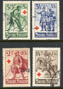 Finland # B39-42, Used.