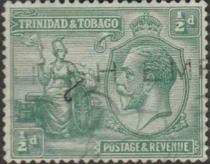 Trinidad & Tobago, #21 Used,  From 1922-28