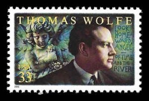PCBstamps   US #3444 33c Thomas Wolfe, MNH, (7)