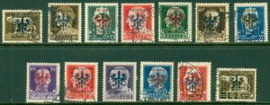 YUGOSLAVIA N36-48 USED Short Set (RL) 8345 CV $79.00 BIN $28.50