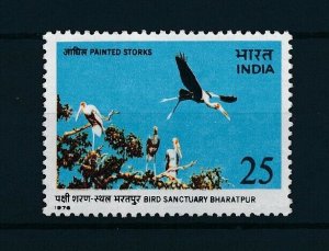 [38179] India 1976 Birds vögel oiseaux storks  MNH