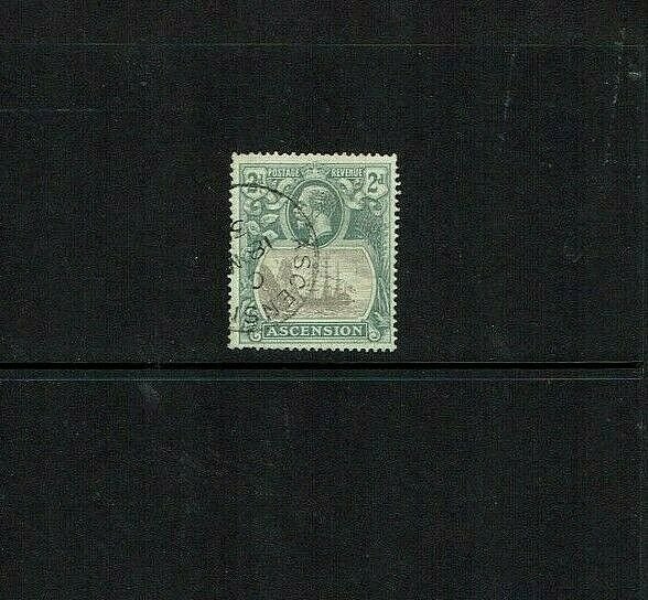 Ascension Island: 1924, 2d  grey-black and grey, good used, SG 13