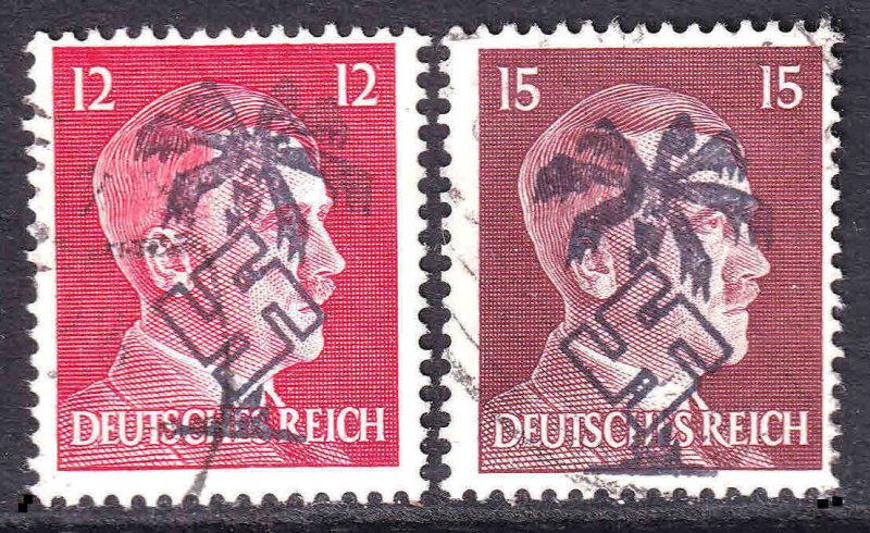 GERMANY 513-514 AFRIKAKORP OVERPRINTS CDS F/VF SOUND