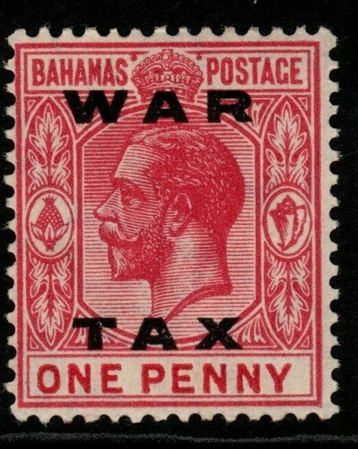 BAHAMAS SG103 1919 1d CARMINE MTD MINT