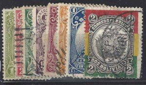 Bolivia 1897 SC 47-54 Used SCV$ 133.00 Set