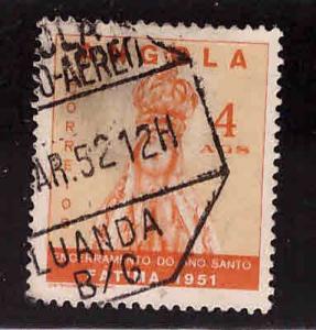 Angola  Scott 357 Used 1951 Holy year extension stamp without label.