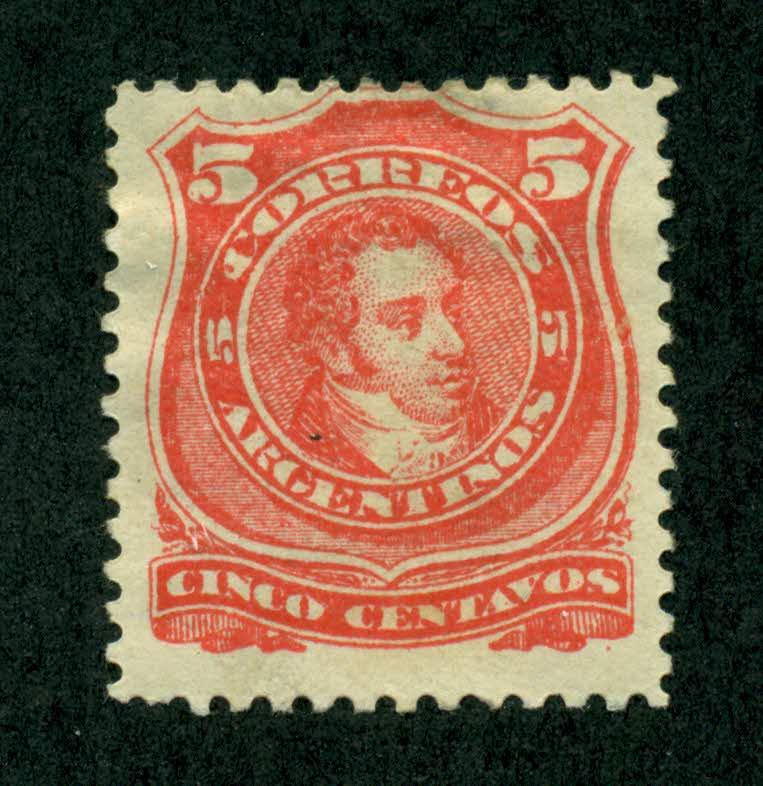 Argentina 1888 #61 MH SCV (2020) = $26.00