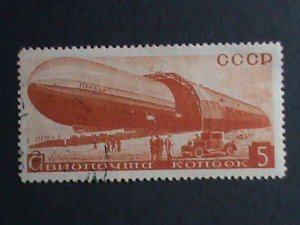 RUSSIA-1934 SC#C53 AIRSHIP PRAVDA USED VERY FINE WE SHIP TO WORLD WIDE