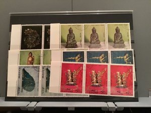 Korea 1977 Relics used Stamps Blocks  R22827