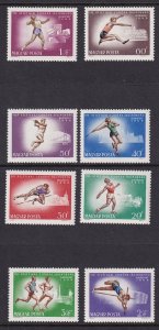 Hungary #1787-1794  MNH 1966 European Athletic Championships, Budapest