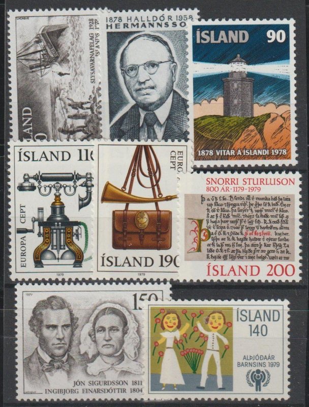 Iceland SC 512-519 Mint Never Hinged