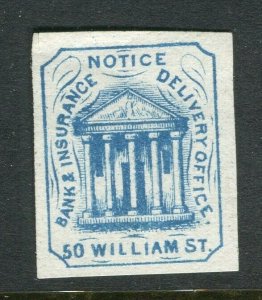 USA; Early classic Local or Private Post issue mint unused, Delivery Office