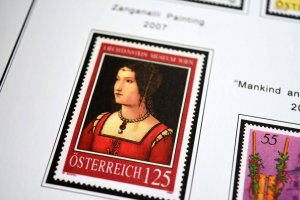 COLOR PRINTED AUSTRIA 1850-2010 STAMP ALBUM PAGES (317 illustrated pages)