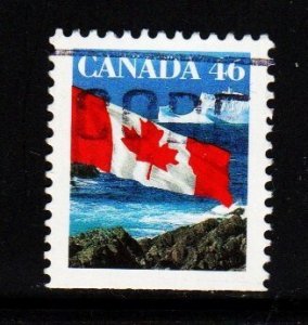 Canada - #1682a Flag over Icebergs Booklet Single - Used