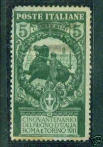 Italy Scott 120 Used 1911 stamp CV$22.50