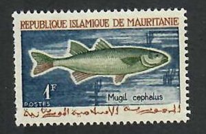 Mauritania; Scott 177;  1964;  Unused; NH; Fish