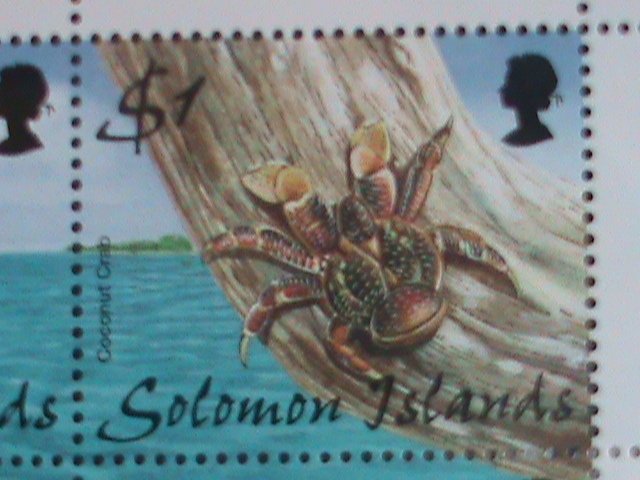 SOLOMON ISLAND -1999 SC#874 MARINE LIFE- PHILEXFRANCE'99 STAMP SHOW- S/S