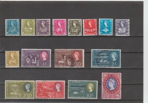 Kenya, Uganda and Tanzania  Scott#  103-117  Used  (1954-9)