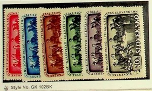 SLOVAKIA Sc 77-82 NH ISSUE OF 1942 - EDUCATION