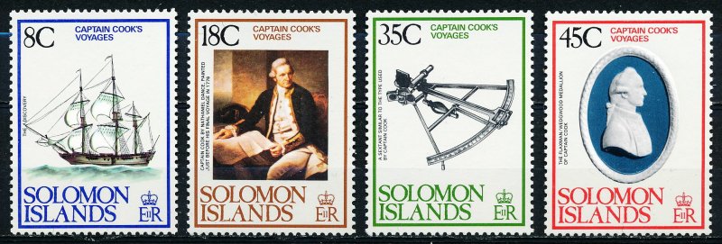 Solomon Islands #381-384  Set of 4 MNH