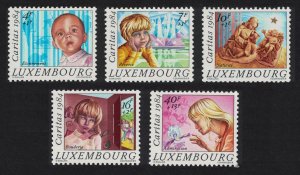 Luxembourg Christmas Children 5v 1984 MNH SC#B347-B351 SG#1145-1148 MI#1112-116