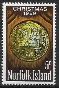 Norfolk Island - SC# 125 - MNH - SCV$0.35 - Christmas