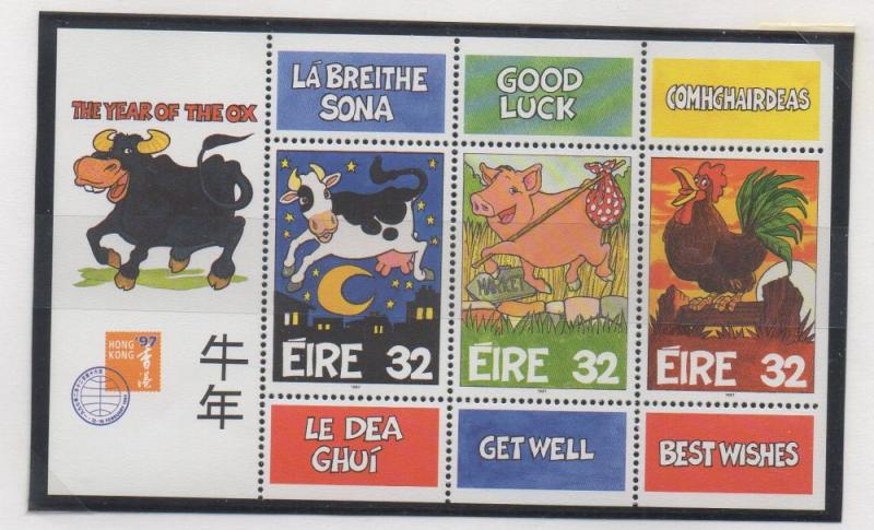 Ireland Sc 1044c Greetings Yr of Ox stamp sheet mint NH