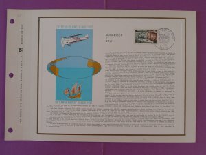 aviation pioneer Nungesser & Coli FDC folder CEF 34-1967