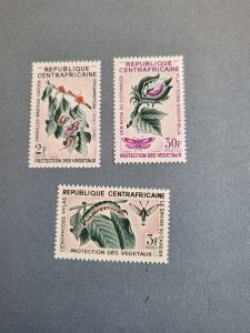 Stamps Central African Republic Scott #53-5 nh