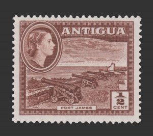 ANTIGUA ISLAND STAMP 1963. SCOTT # 136. UNUSED. # 5