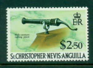 St Christopher Nevis Anguilla 1972 Pictorials, Pirates $2.50 MUH