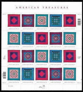 US #3524 - 27, 34c Amish Quilts,  Sheet, VF mint never hinged, Fresh Sheets, ...