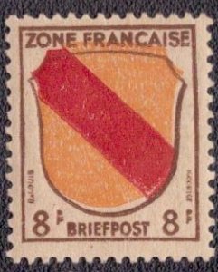 Germany -French Occupation 1945 -  4N4 MH