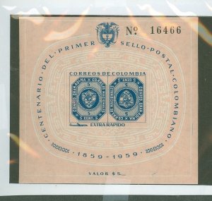 Colombia #C355 Mint (NH) Souvenir Sheet