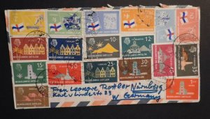 1968 Cover Curacao Dutch Antilles to Nuremburg Germany American Port Authorities