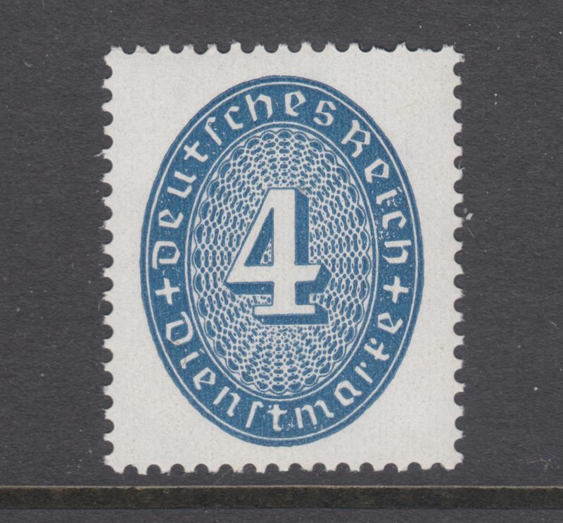 Germany Sc O64 MNH. 1933 4pf blue Official, few short perfs, F-VF