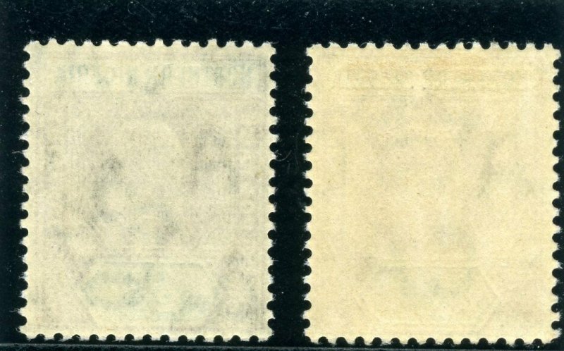 Northern Nigeria 1905 KEVII ½d in both listed shades MLH/MNH. SG 20, 20a.