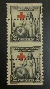 US STAMPS #702 VAR. MISPERF MINT OG NH LOT #97482