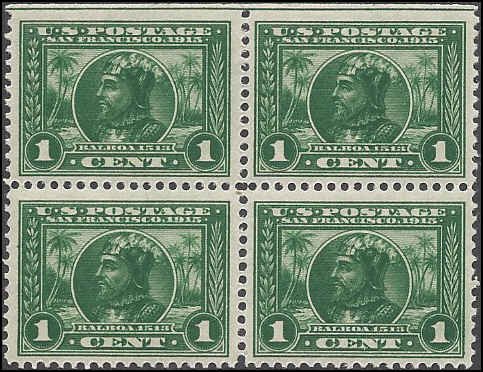 397 Mint,OG,NH... Block of 4... SCV $140.00