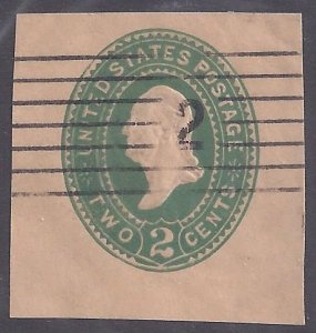 US Cut Square Scott # U309 Used VF