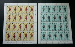 Isle Of Man History Of Postal Service 1979 Postman (sheetlet) MNH *minor toning