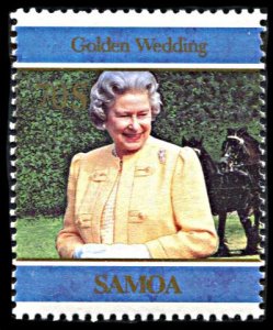 Samoa 936, MNH, 50th Wedding Anniversary of Queen Elizabeth and Prince Philip