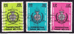 MALAYSIA 1961 Colombo Plan Conference Set Multicolored SG20/22 FU