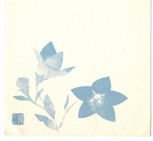 JAPAN Postal Stationery Card Omiya Fancy Cancel FLOWERS Illustrated 1963 KA994