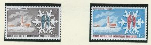 FRENCH SOUTHERN AND ANTARCTIC TERRITORY mnh  Scott Cat # 105-106